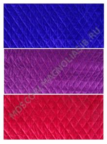 Бархат стеганный (синтепон №60) 145 см(крас борд)