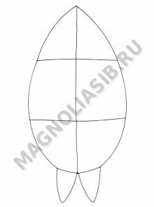 Каркас мет. Овал с 3-мя перемыч. (пров.3,8мм) выс.110/140см ш.75см