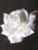 ***Роза бархатная белая 5сл., 15 см (К)