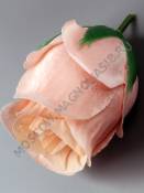 Бутон розы Невеста сатин 4сл 10 см (бел крас шамп борд роз сир крем микс)/К