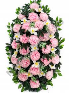 Венок Сольвейг с орхидеями выс.115/135см шир.60см