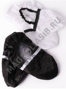 Лоскут нижний ритуальный стеганный шелковый (чёрные) 