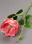 Ветка Розы шиповник 46см (бел шампань борд лаван мал беж-роз)