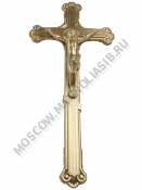 Крест на гроб Корона  пластмассовый с окраской золотом  38*3