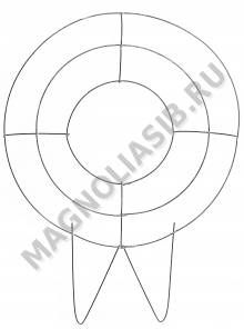 Каркас мет. Кекс объемный (пров.3,5мм) выс.70/90см ш.70см