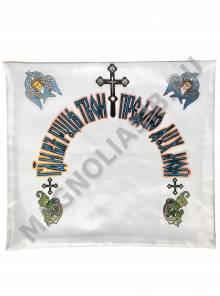 МоскваНаволочка шелковая с цветной печатью 45*50 см*